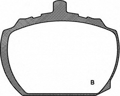 OPEN PARTS bpa005810 -  Комплект тормозных колодок, дисковый тормоз